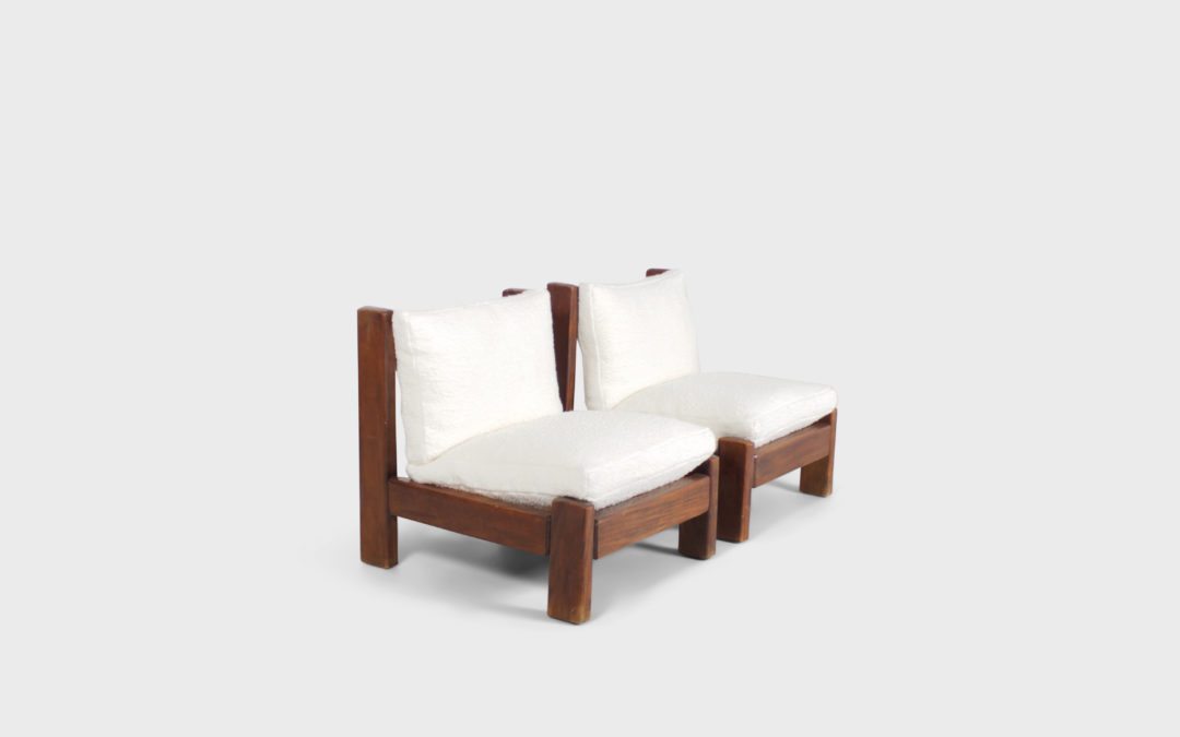 Set of Lounge Chairs in Brazilian Hardwood