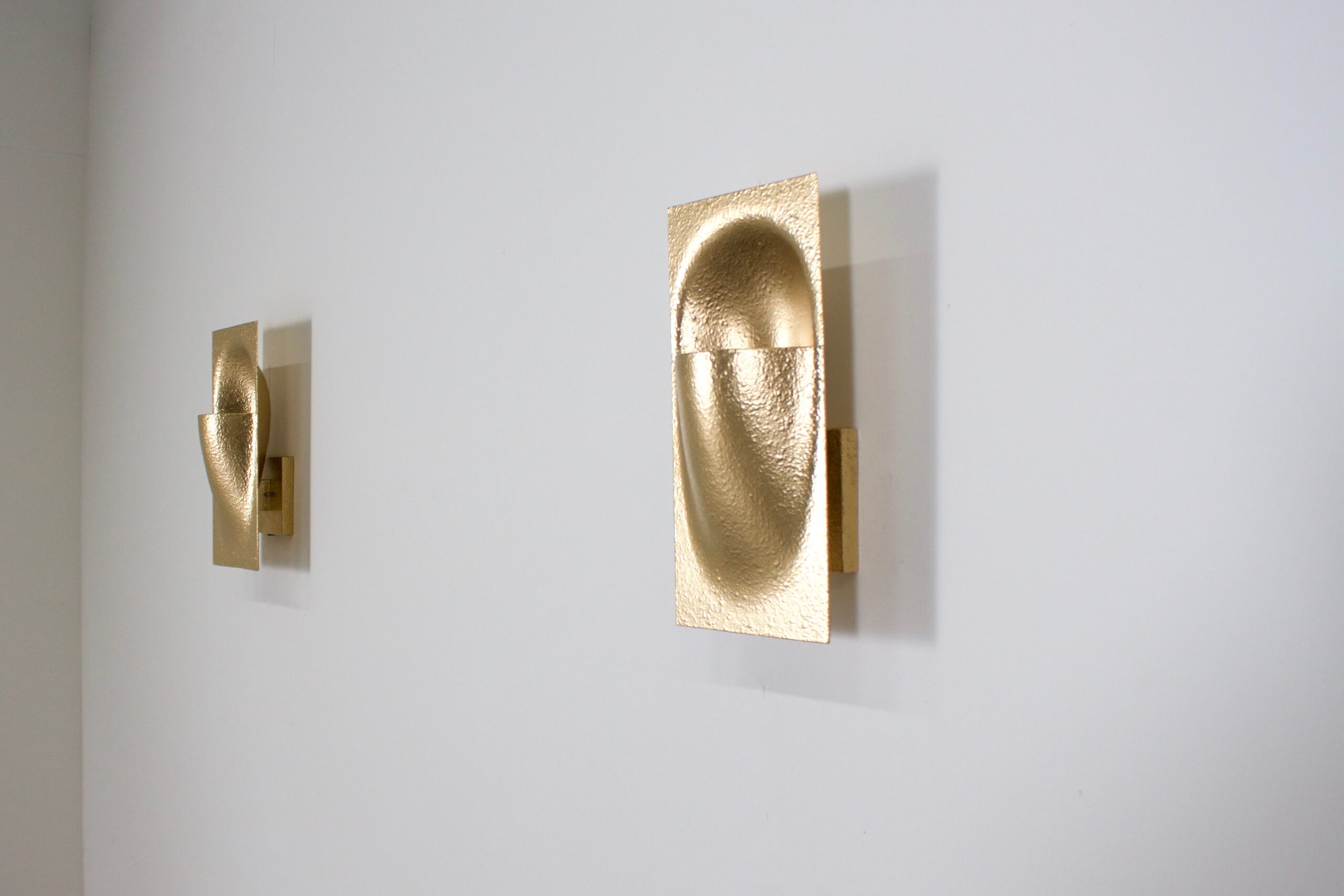 Gold Colored ‘Balance’ Sconces by Bertrand Balas for RAAK Amsterdam