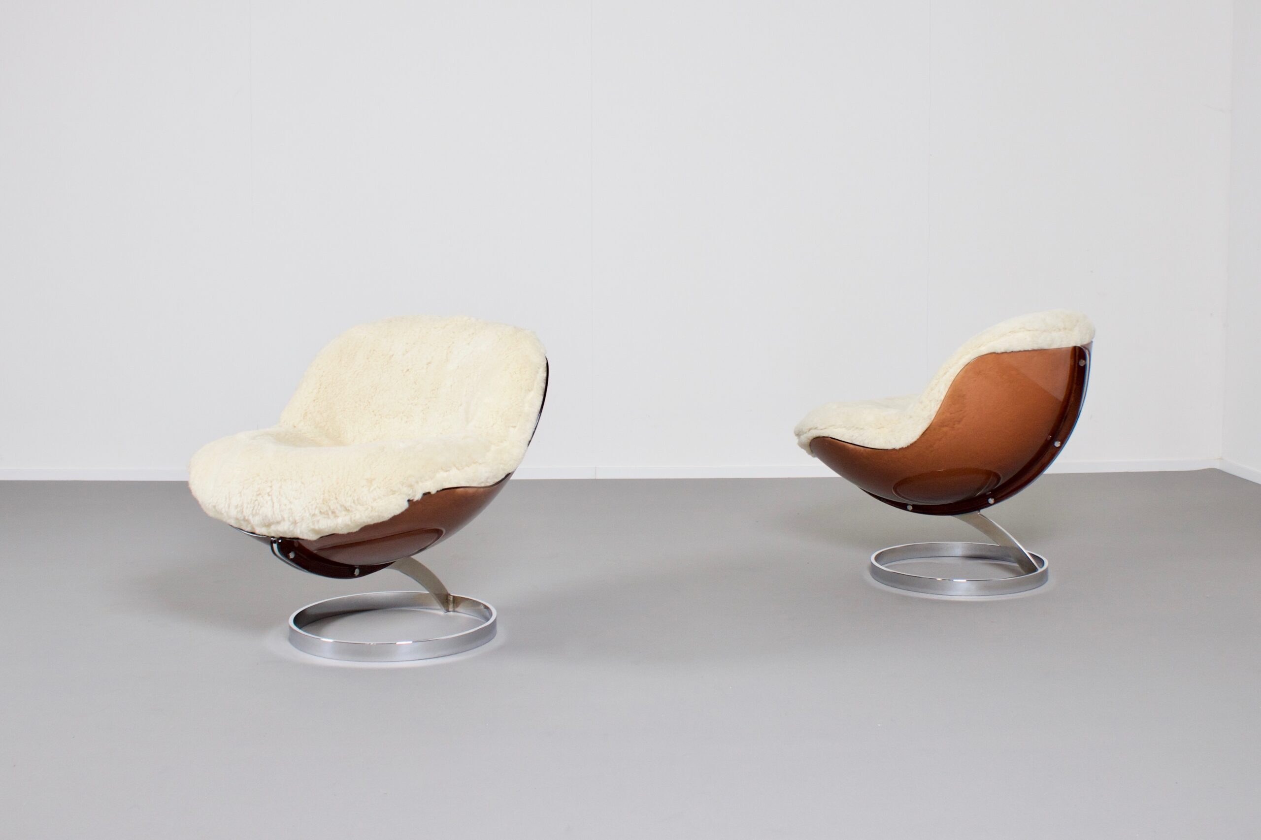 ’Sphere’ Lounge Chairs by Boris Tabacoff for MMM, France, 1971