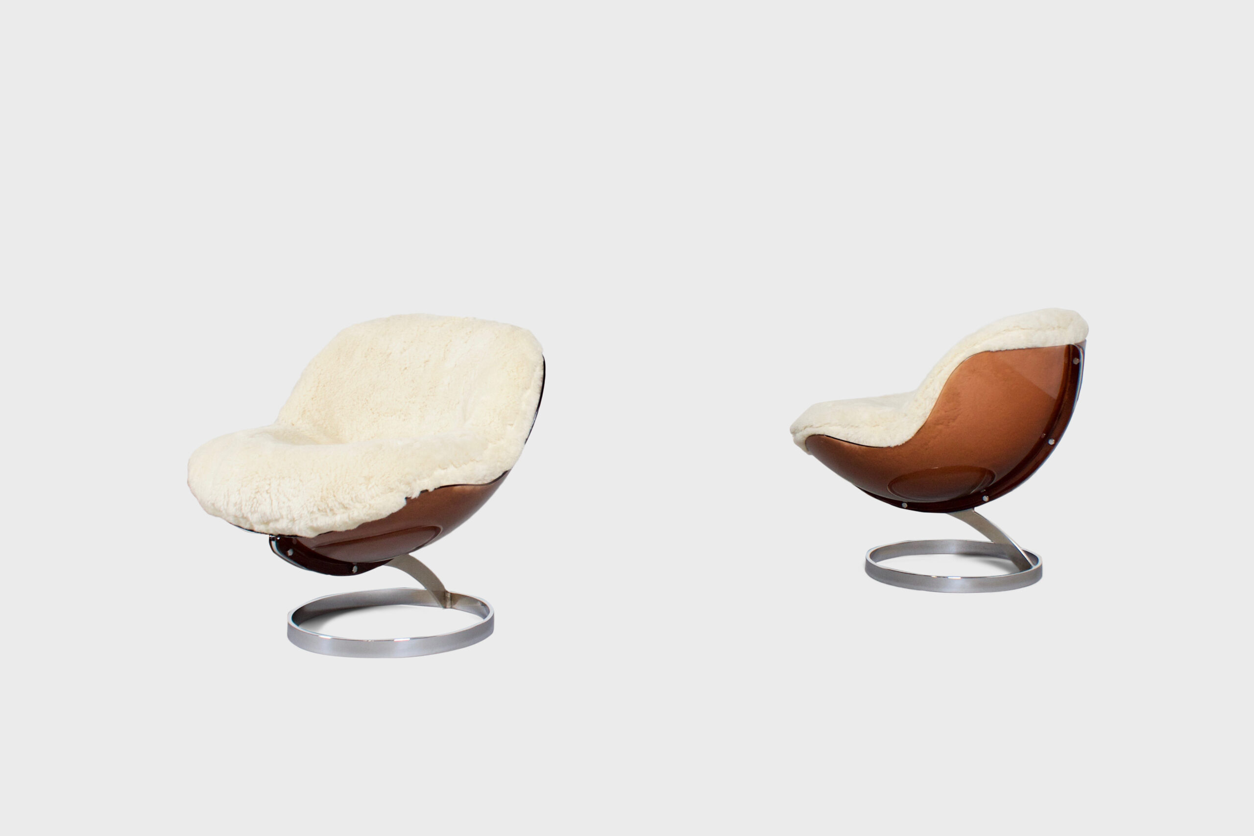 ’Sphere’ Lounge Chairs by Boris Tabacoff for MMM, France, 1971