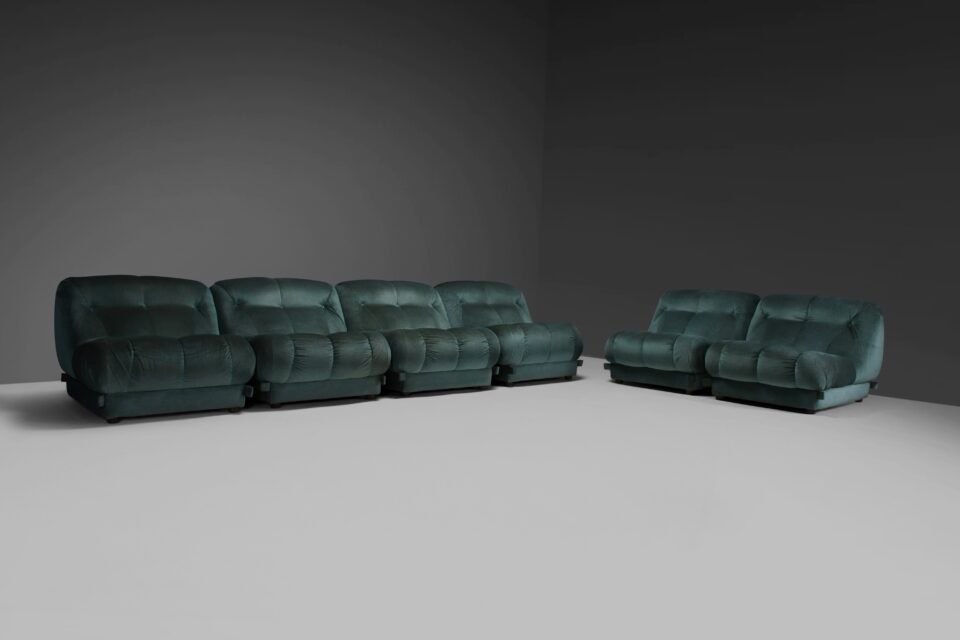 Large Modular Sectional ‘Nuvolone’ Sofa by Rino Maturi