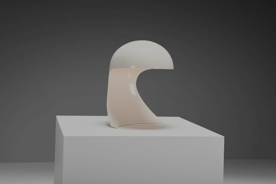 Metal ‘Dania' Table Lamp by Dario Tognon and Studio Celli for Artemide